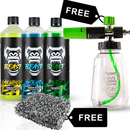 Essentials Cleaning Kit (Free foam lance & wash brick)